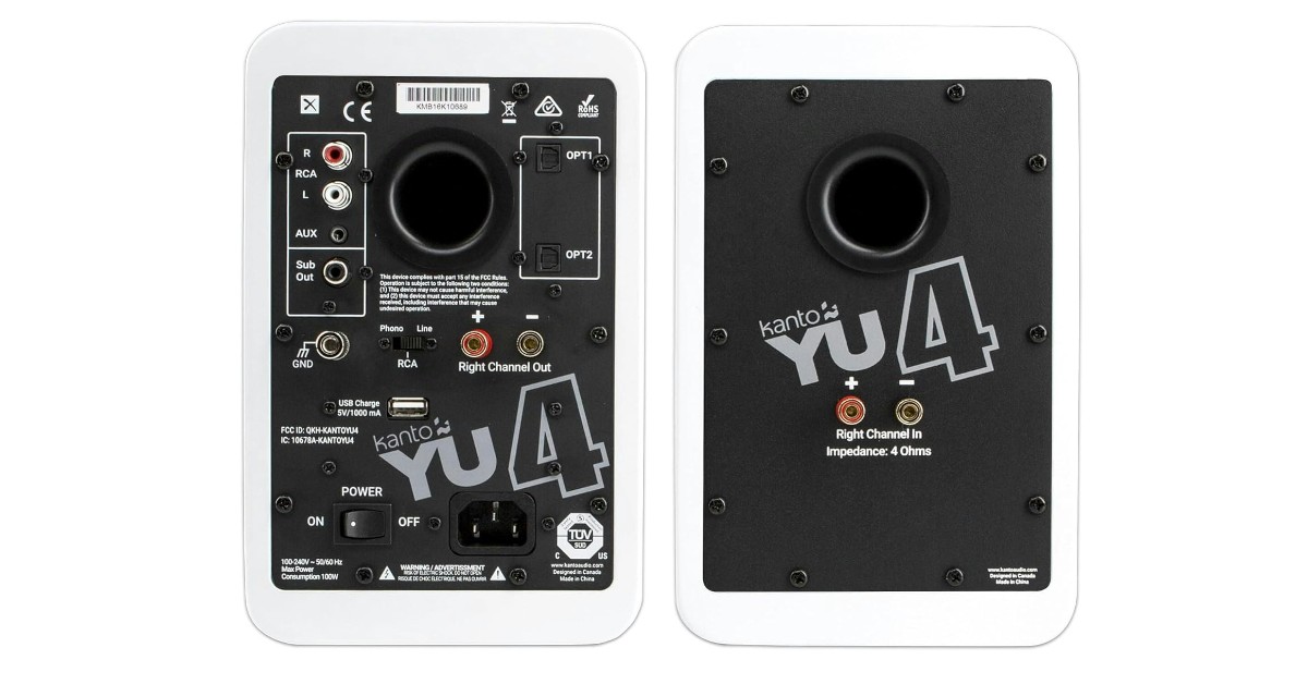 Kanto YU4MW wireless speakers for record player