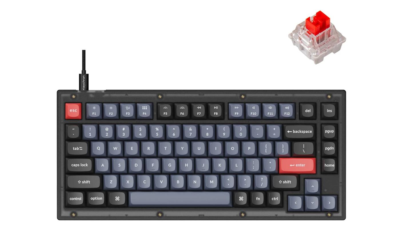 Keychron V1 Max mechanical keyboard under 100 dollars