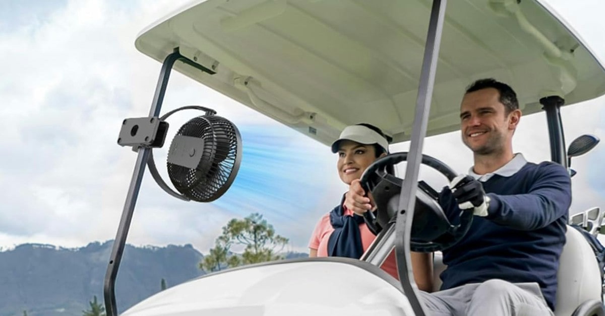 Koonie golf cart cooling fan