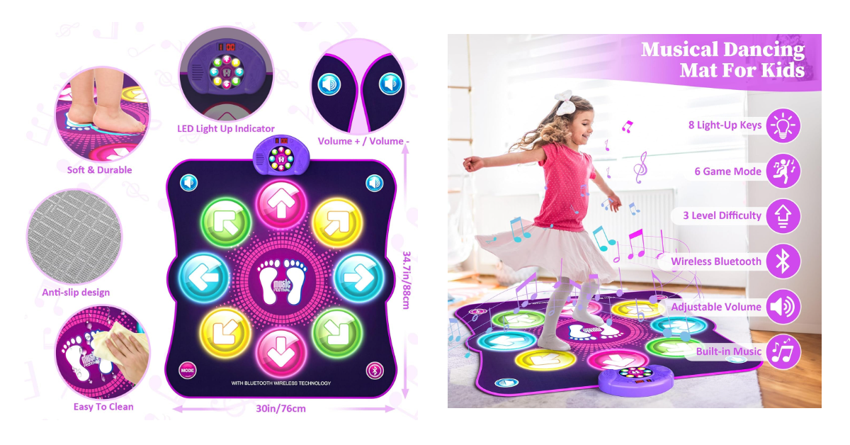 6 Best Dance Mats for Kids in 2024 Kids Dance Mat Review