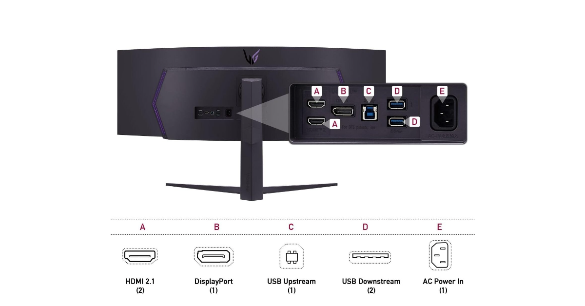 LG 49" UltraGear Curved 4k gaming monitors