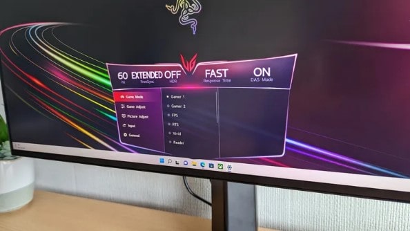 LG UltraGear 27GP950-B gaming monitor pro settings