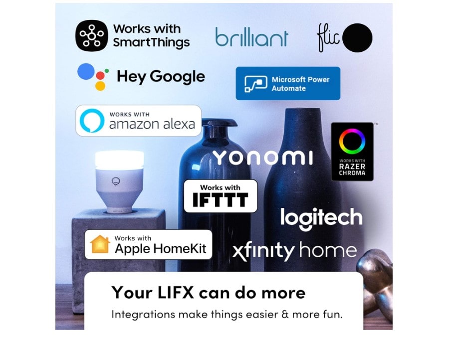 LIFX Ampoules LED intelligentes Wi-Fi A19