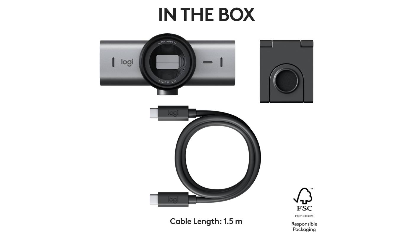 Logitech MX Brio 4K webcam for streaming