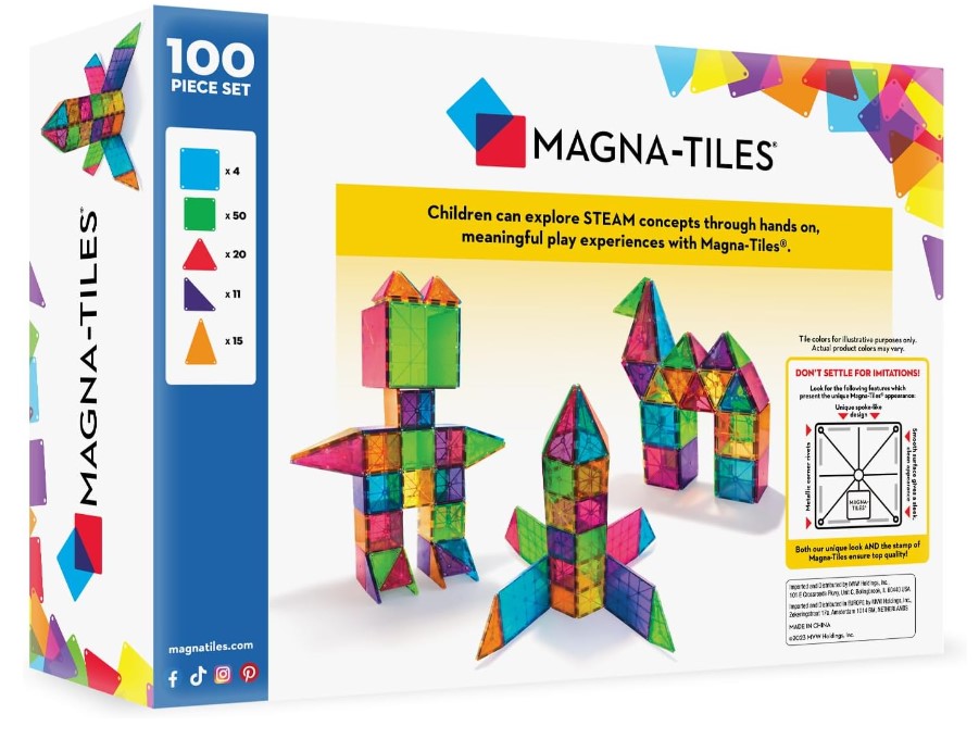 MAGNA-TILES Classic 100-Piece Set magnet tiles kids