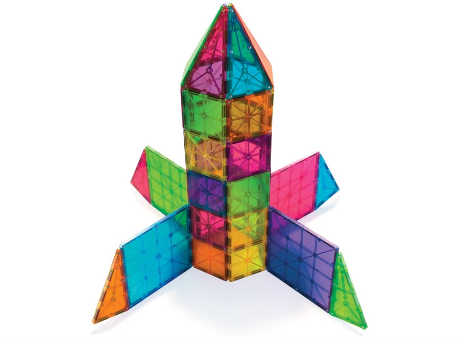 MAGNA-TILES Classic 100-Piece magnetic tile set