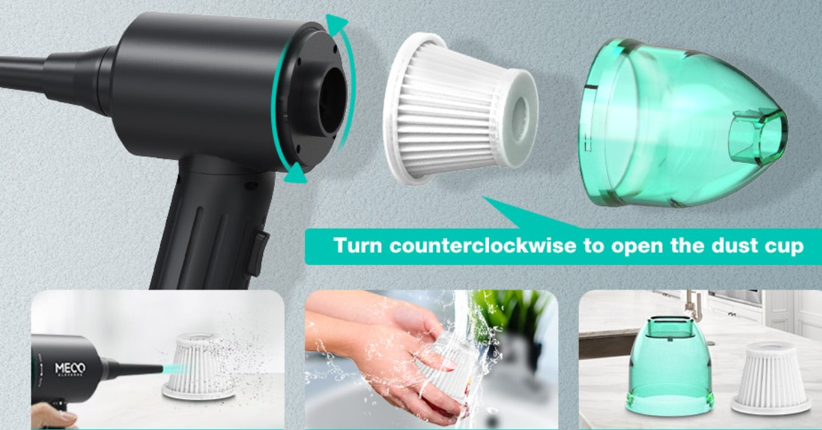 MECO ELEVERDE Electric Compressed Air Duster  air compressor for pc cleaning