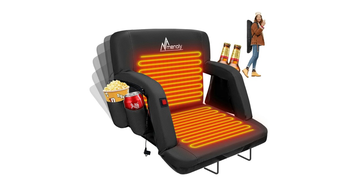 MENOLY heated bleacher chair