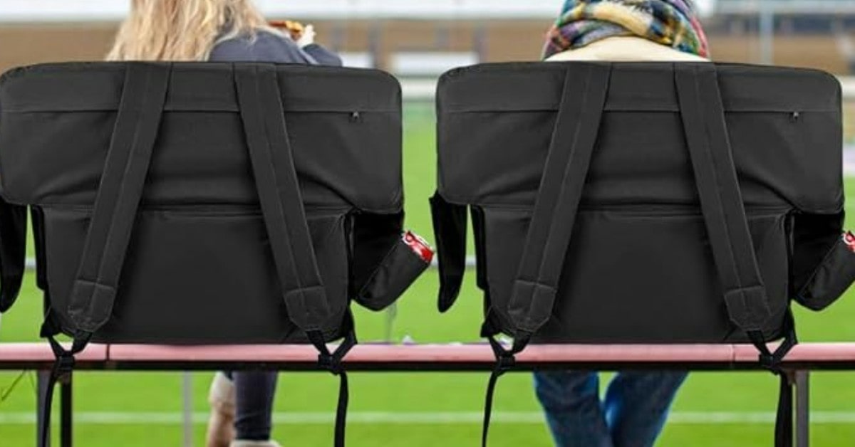 MENOLY portable heated stadium cushion