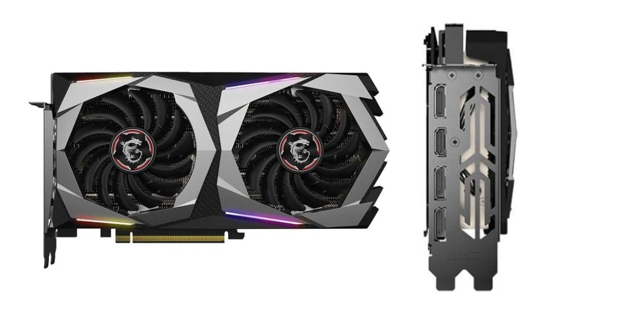 MSI Gaming GeForce RTX 2060 6GB Z GDRR6 graphics card