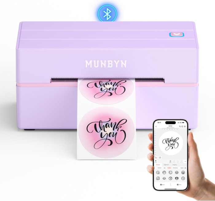 MUNBYN ITPP130B direct thermal printer