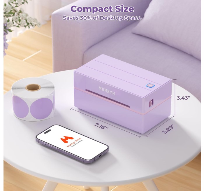 MUNBYN ITPP130B thermal transfer printer