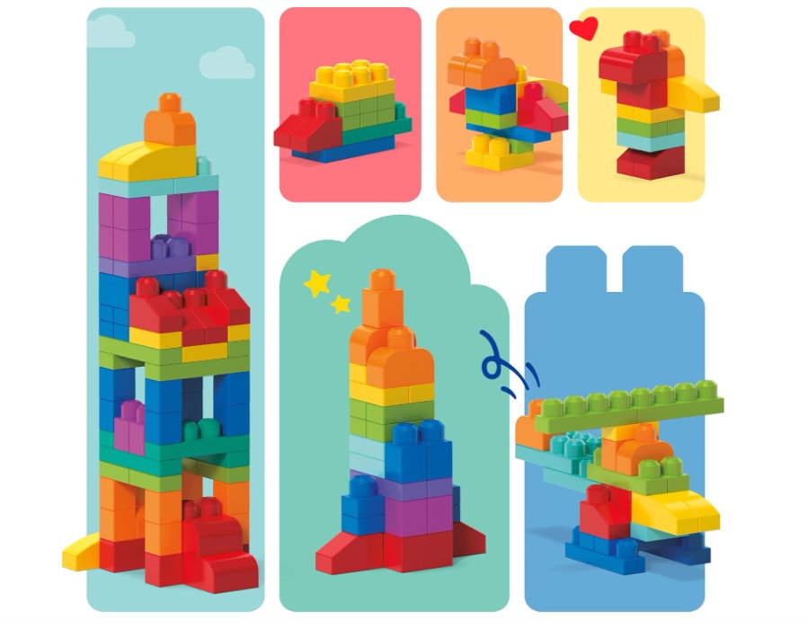 Mega First Builders stacking blocks for children
