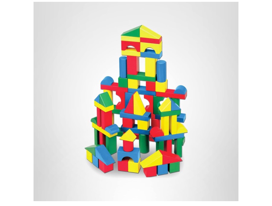 Melissa & Doug wooden building blocks