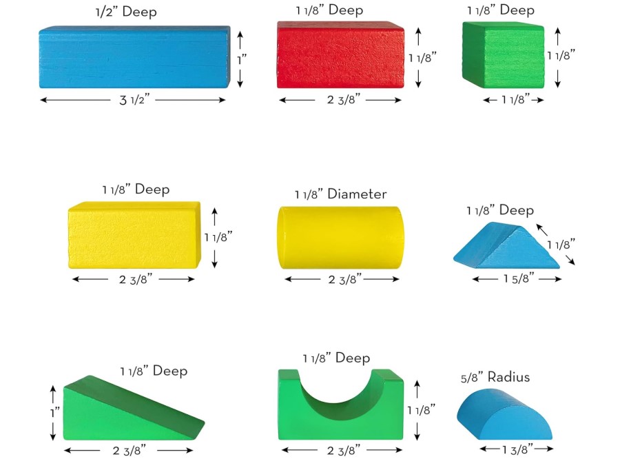 Melissa & Doug educational building blocks