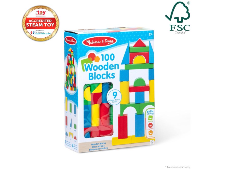 Melissa & Doug Wooden preschool building sets