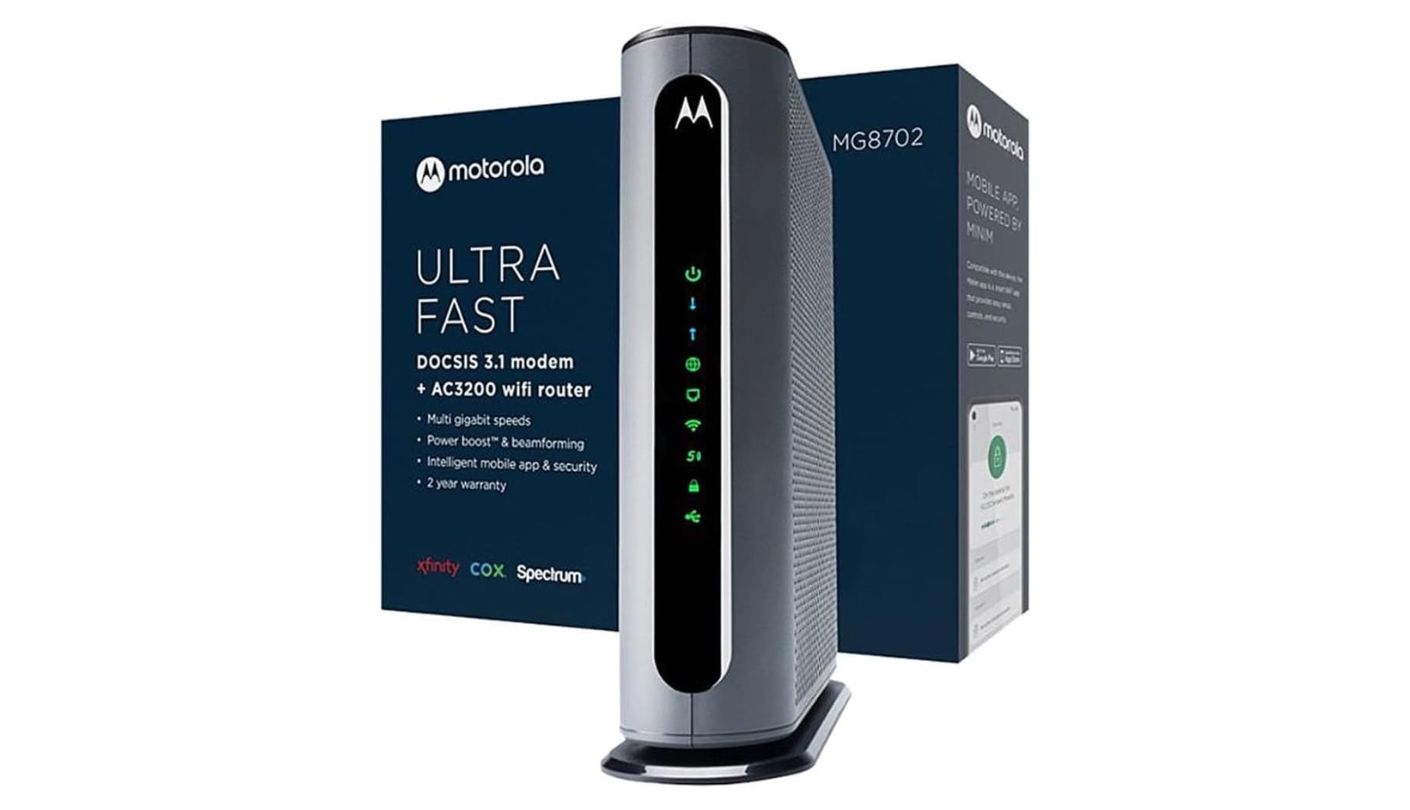 Motorola MG8702 docsis 3.1 modem router combo