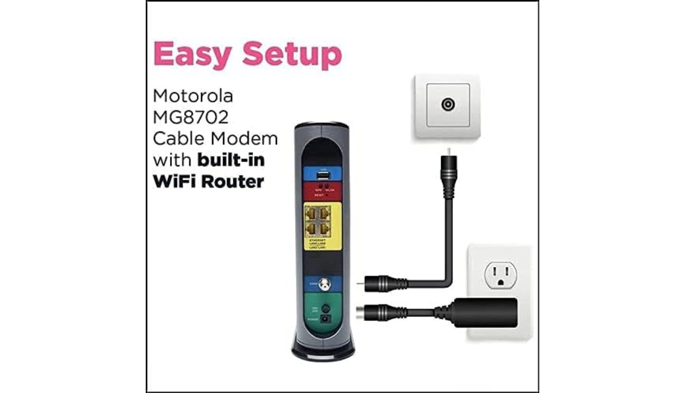 Motorola MG8702 modem router combo comcast