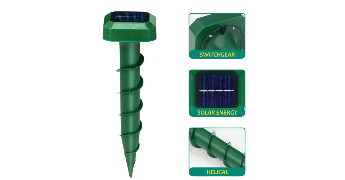 Muyfguo outdoor mole repeller system