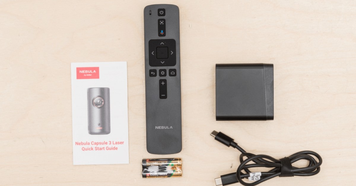 NEBULA Capsule 3 projector with netflix built-in