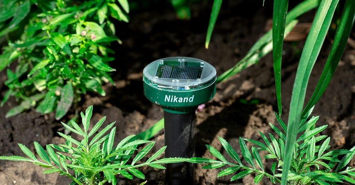 NIKAND top-rated sonic mole repellers