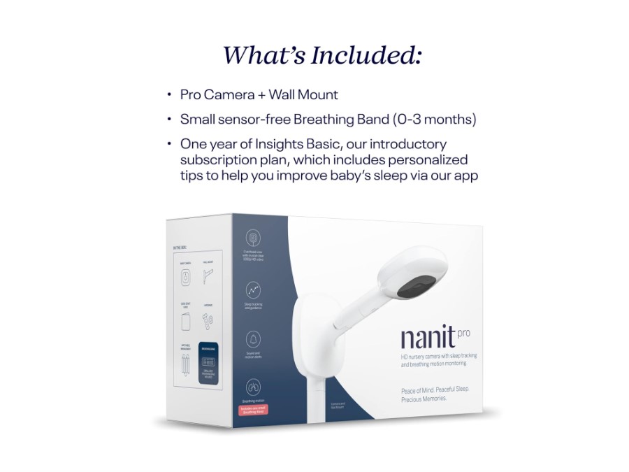 Nanit Pro baby monitor with camera