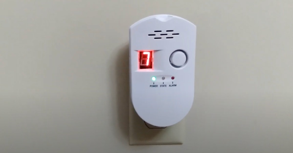Home gas leak alarm