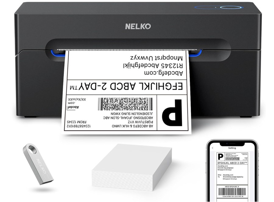 Nelko PL70E-BT wireless thermal printer
