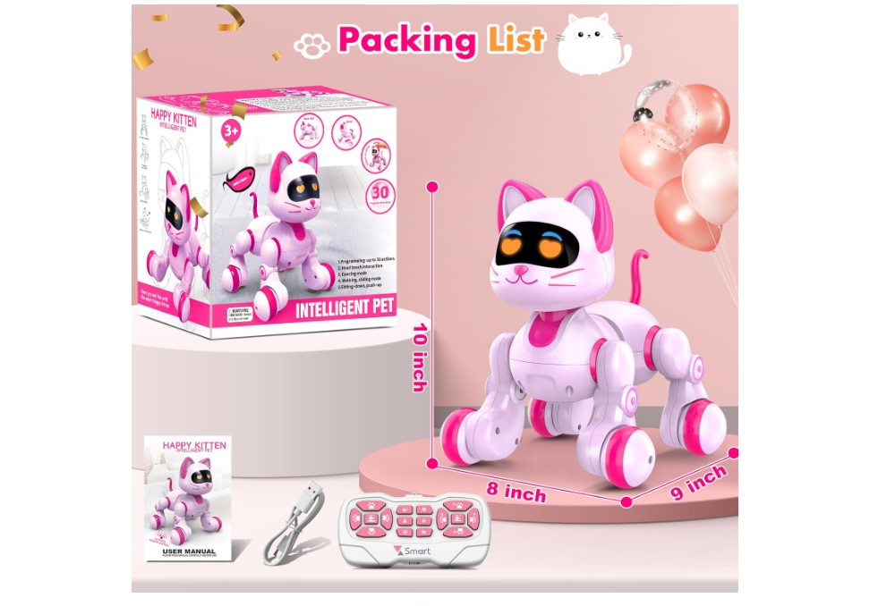 Nicmore interactive animal robot