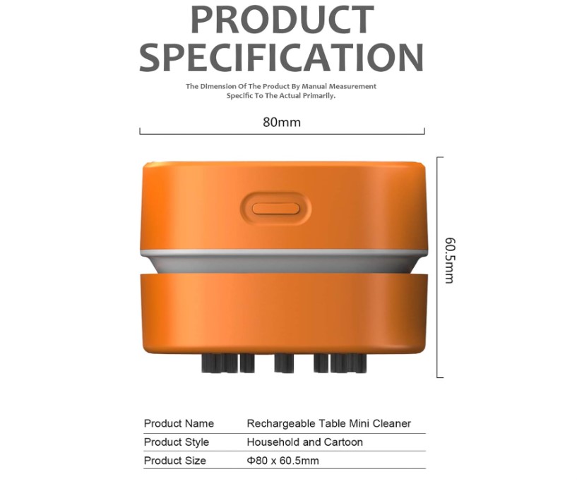 ODISTAR mini desk vacuum