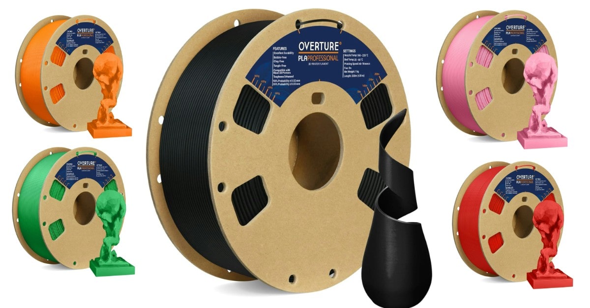 OVERTURE PLA+ best filament for figurines