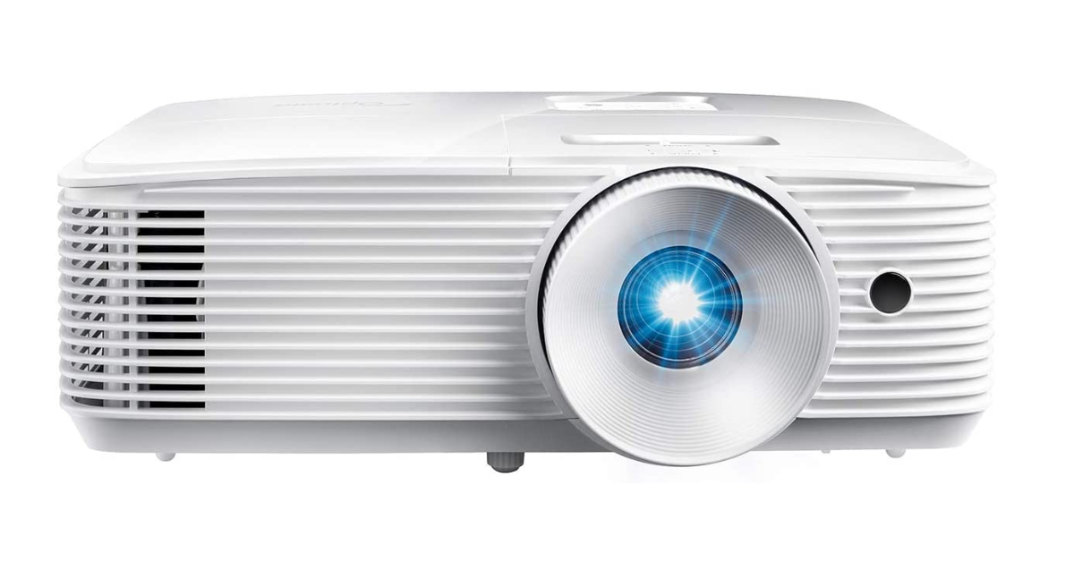 Optoma HD28HDR dorm room projector