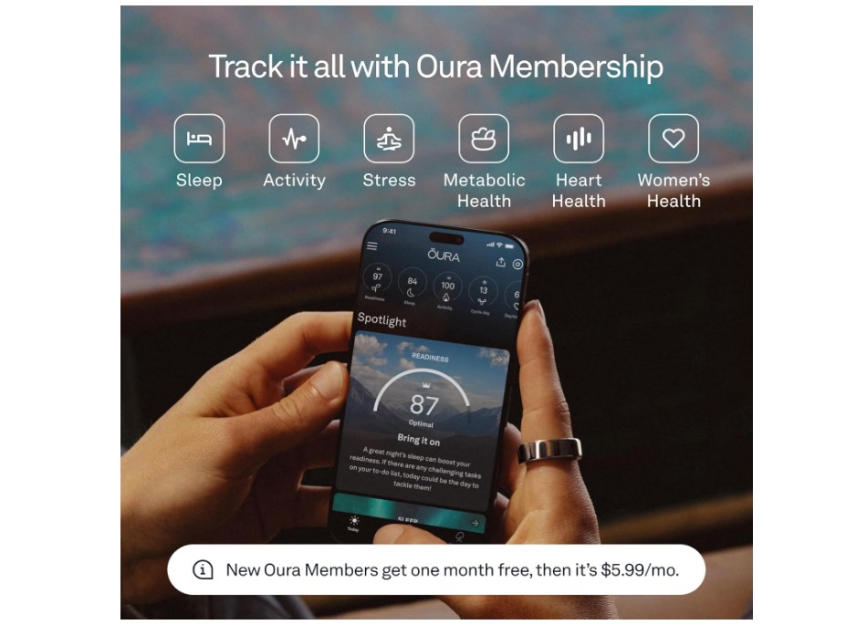 Oura Ring 4 wearable smart ring