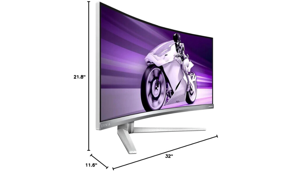 Philips Evnia 34M2C8600 QD-OLED display for gaming