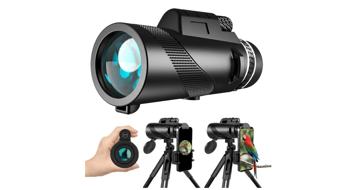 Pankoo 12x50 Monocular Telescope 