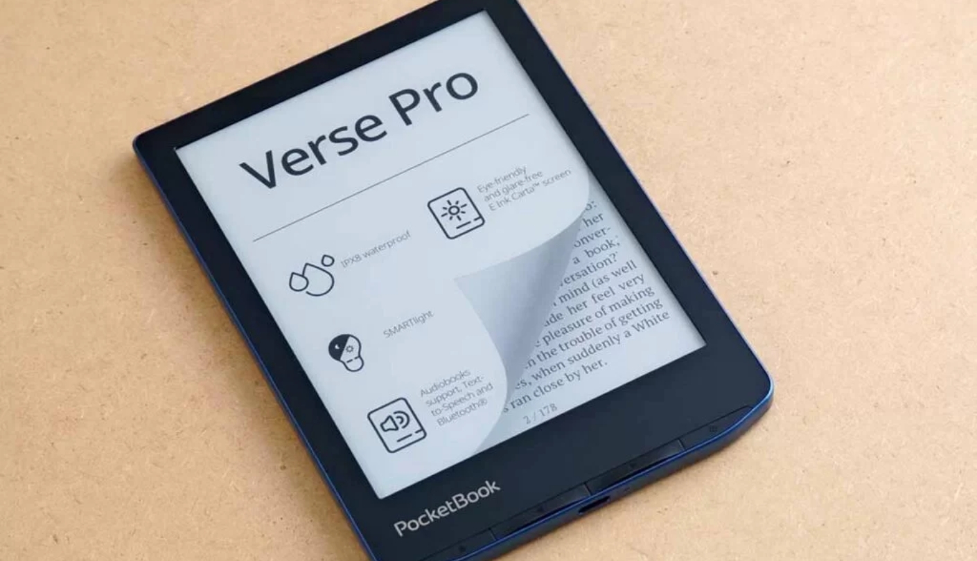 PocketBook Verse Pro blue light free e-reader