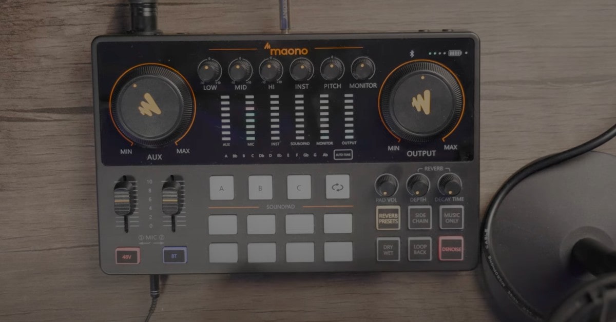 MAONO best mixer for podcasting