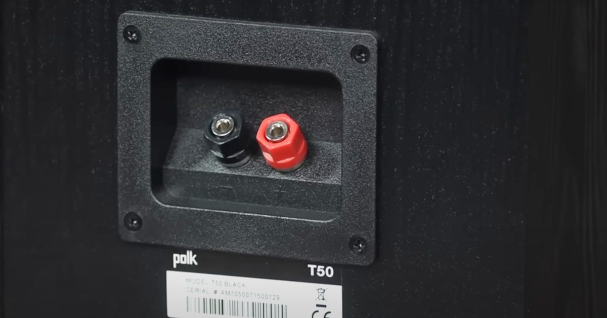 Polk Audio T50 Floor Standing Tower high efficiency speakers (Single)