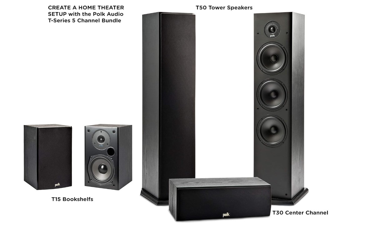 Polk Audio T Series pack home cinéma abordable