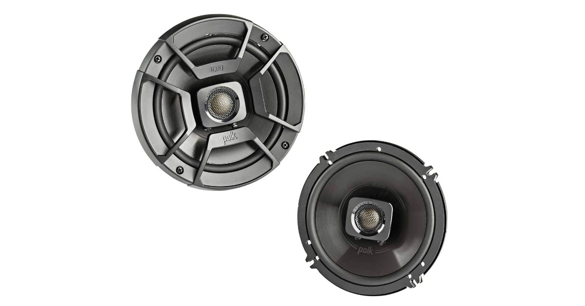Polk Audio DB652 meilleurs haut-parleurs composants 6.5 pouces pour les basses
