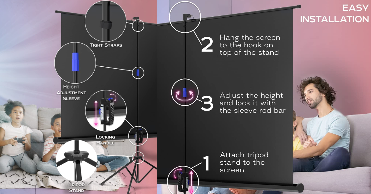 PropVue portable screens for presentations