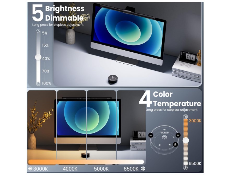 Quntis Computer USB monitor light