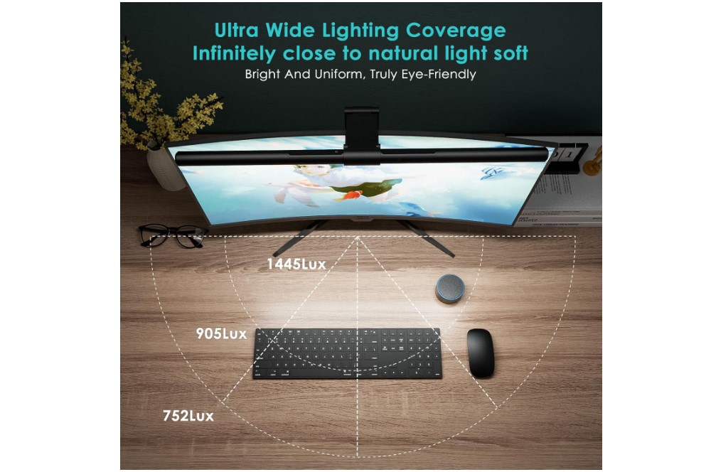 Quntis ScreenLinear Pro+ gaming monitor lighting