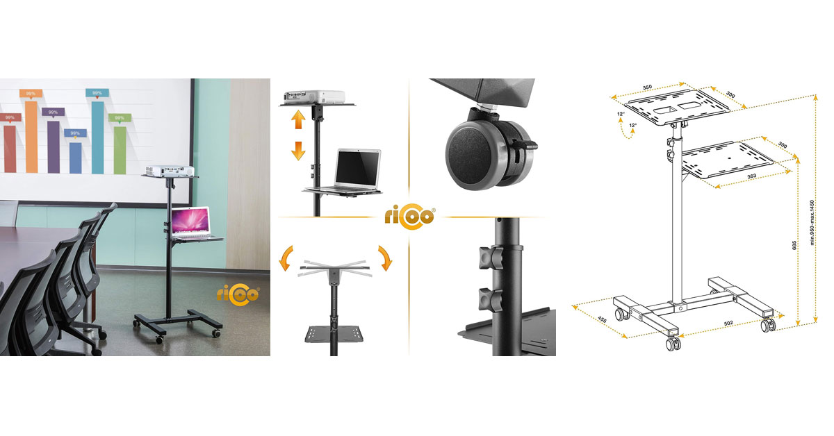 RICOO support de projecteur d'extérieur