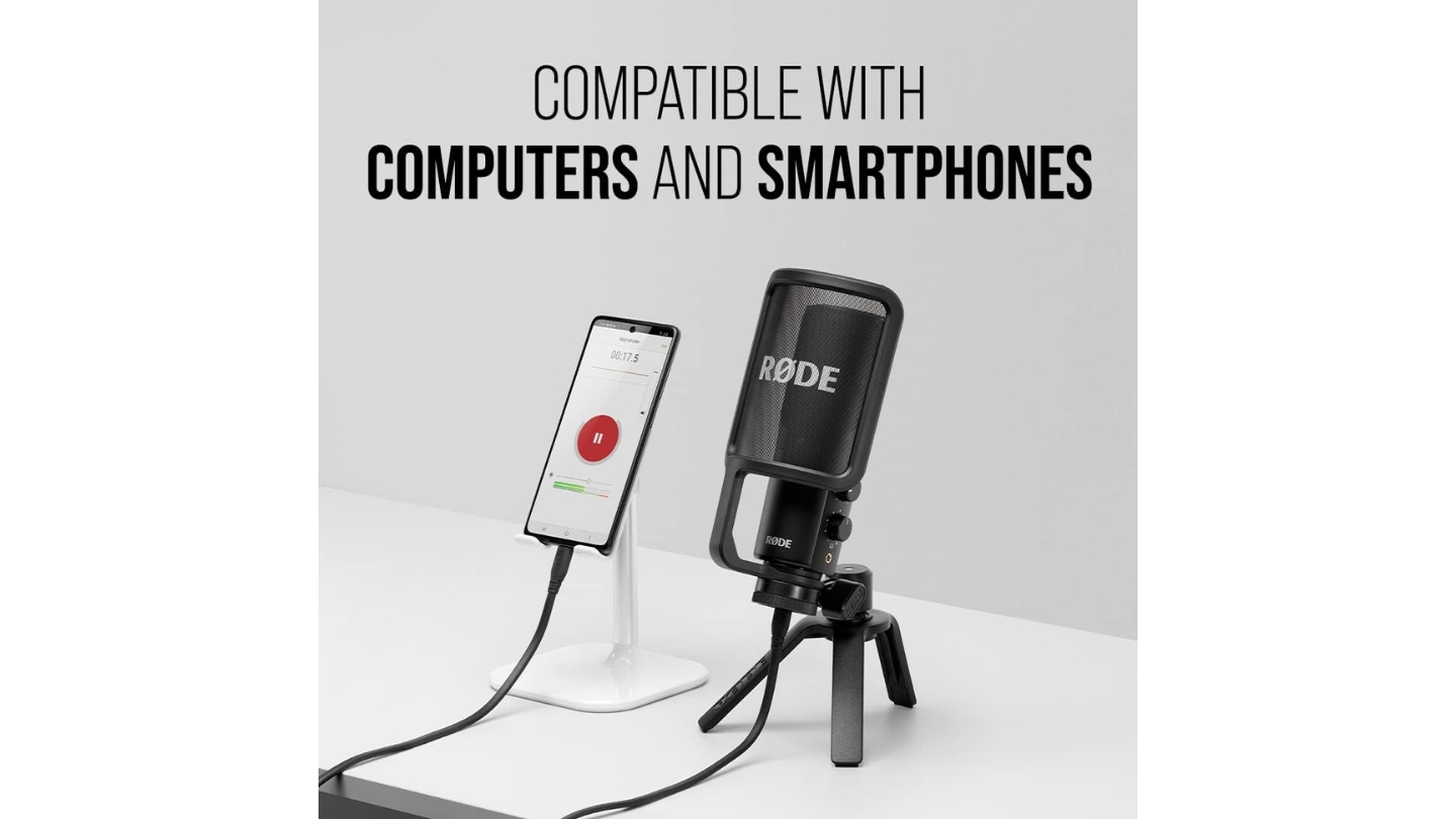 RODE NT-USB Plus professional USB microphone for podcasters