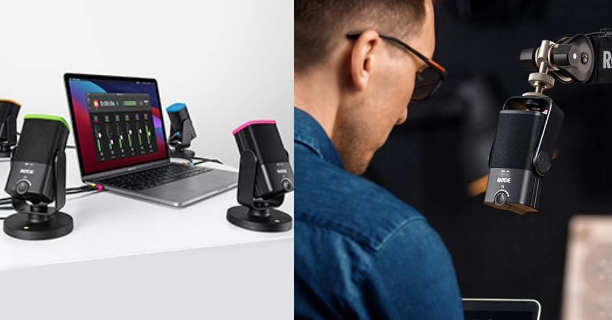 RODE condenser microphone for streaming