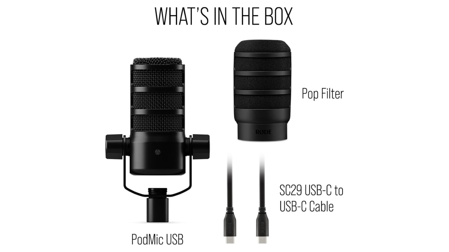 RODE PodMic USB USB microphone for podcasting