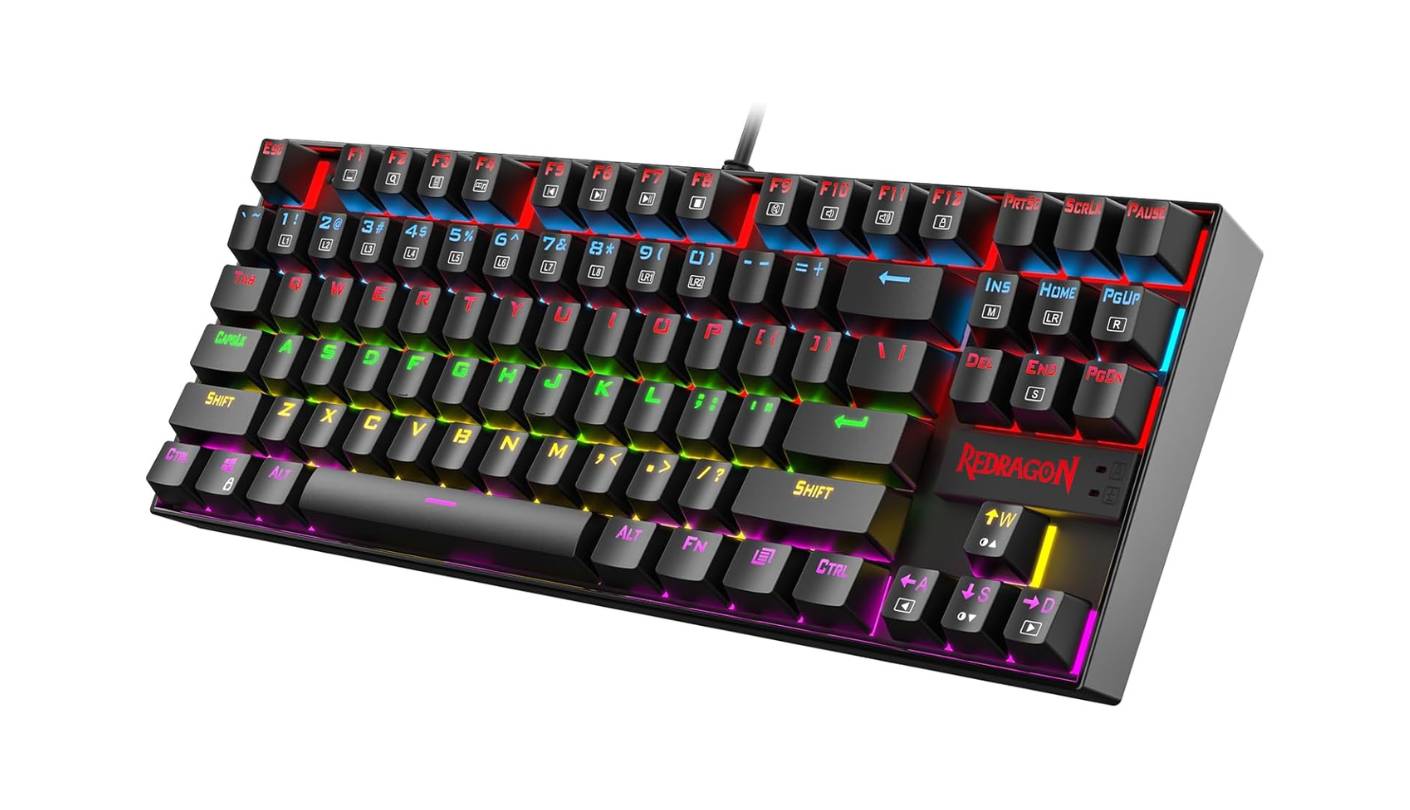 Redragon K552 mechanical keyboard under 100 dollars