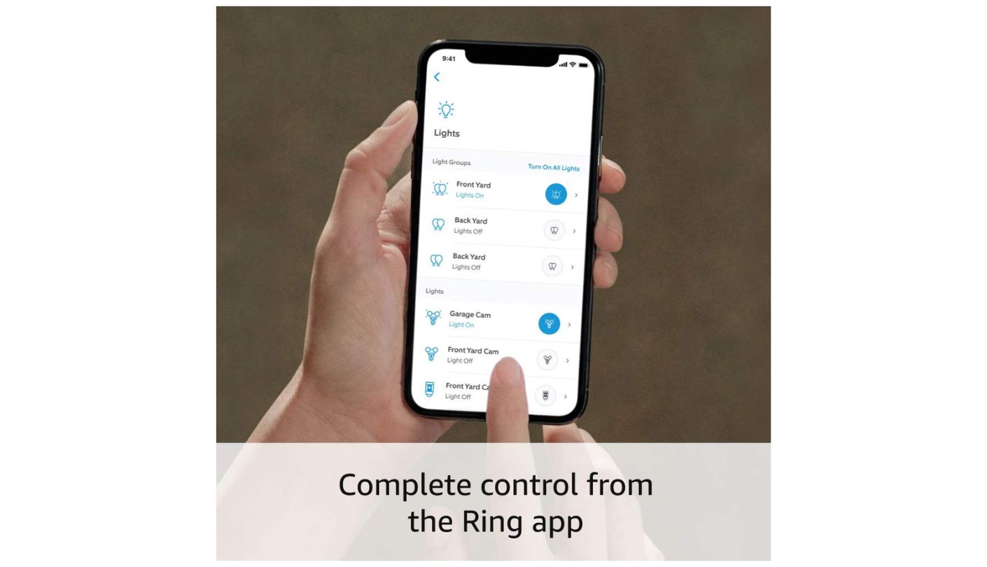 Ring smart plug for outdoor string lights