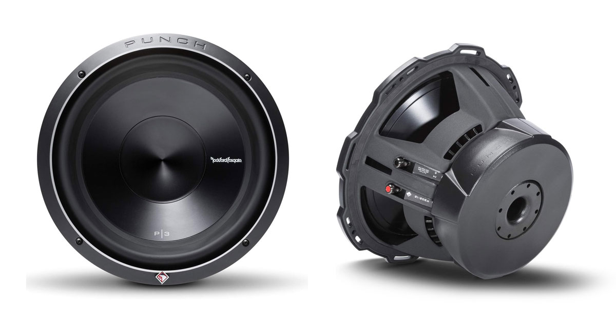 Rockford Fosgate Punch P3D2-12 meilleure liste de subwoofers spl